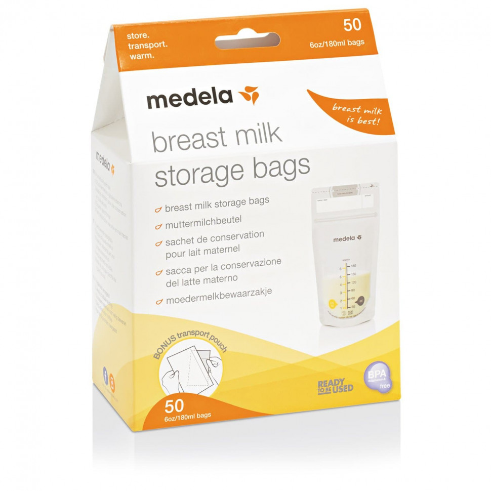 Пакеты Medela для грудного молока одноразовые 50 шт 