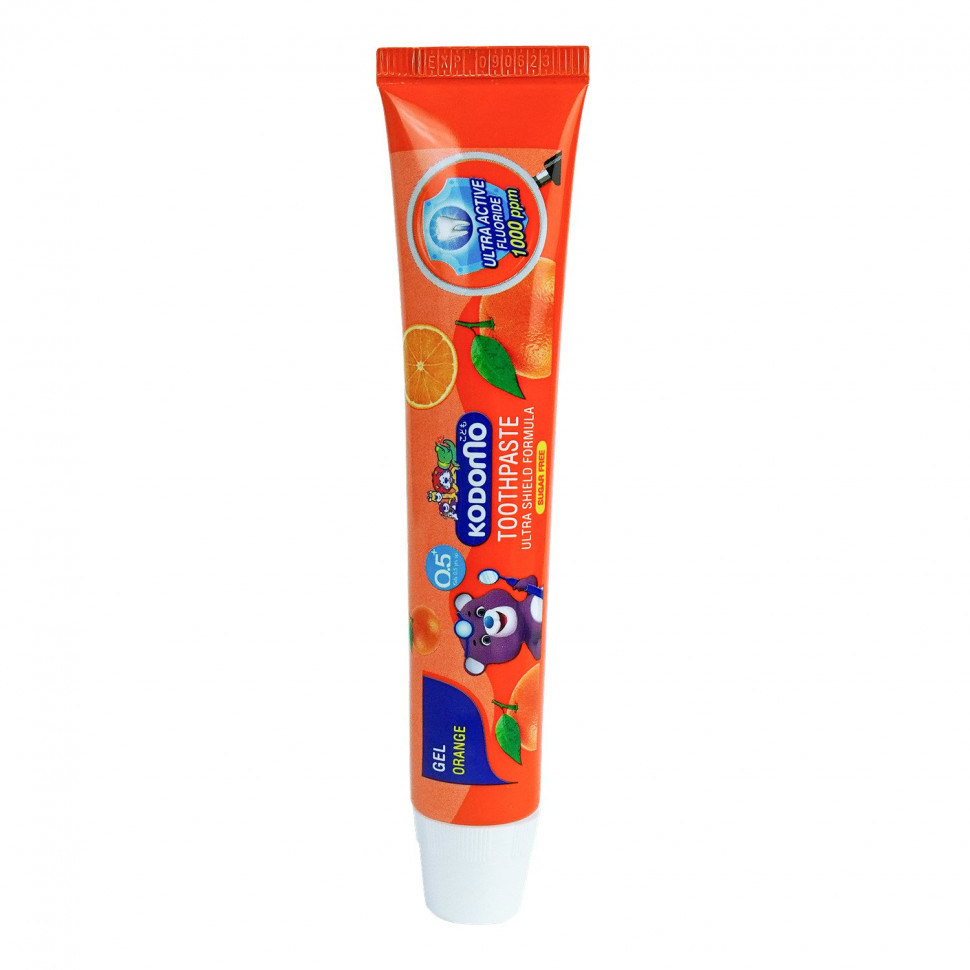 Зубная паста LION Тhailand Kodomo гелевая для детей с 6 месяцев с ароматом апельсина 40 гр