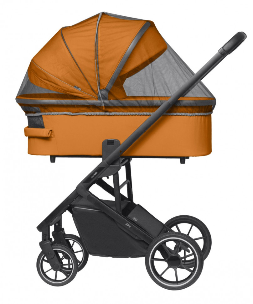 Детская коляска 3 в 1 CARRELLO Alfa CRL-6508 Sunrise Orange 2023