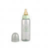 Happy Baby bottle with latex nipple 0+10018 250 ml olive