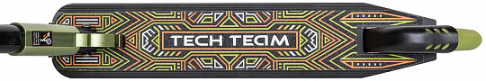 Самокат TechTeam 145R Comfort 2022 черный-хаки