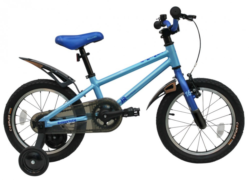Велосипед TechTeam Gulliver алюминиевый 16" 2022 синий