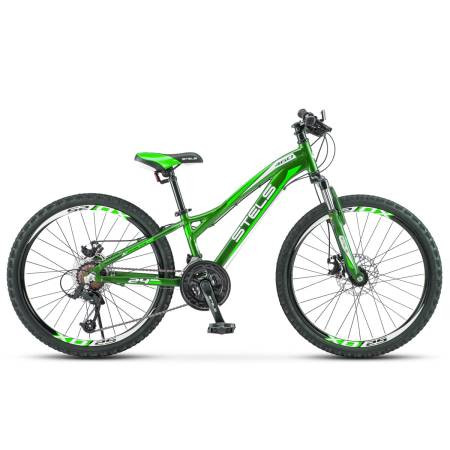Велосипед Stels Navigator 24" 460 MD K010 рама 11" LU092699 зеленый