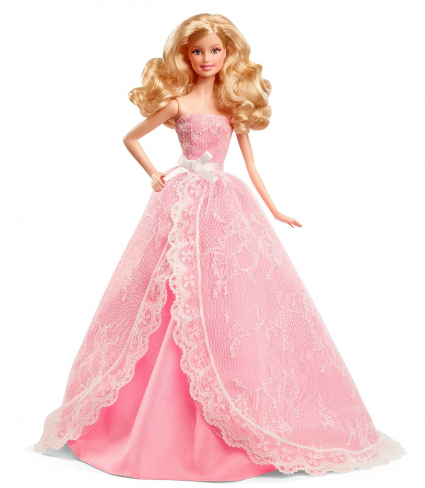 купить Куклу Barbie MATTEL коллекционная Пожелания ко дню рождения CFG03.