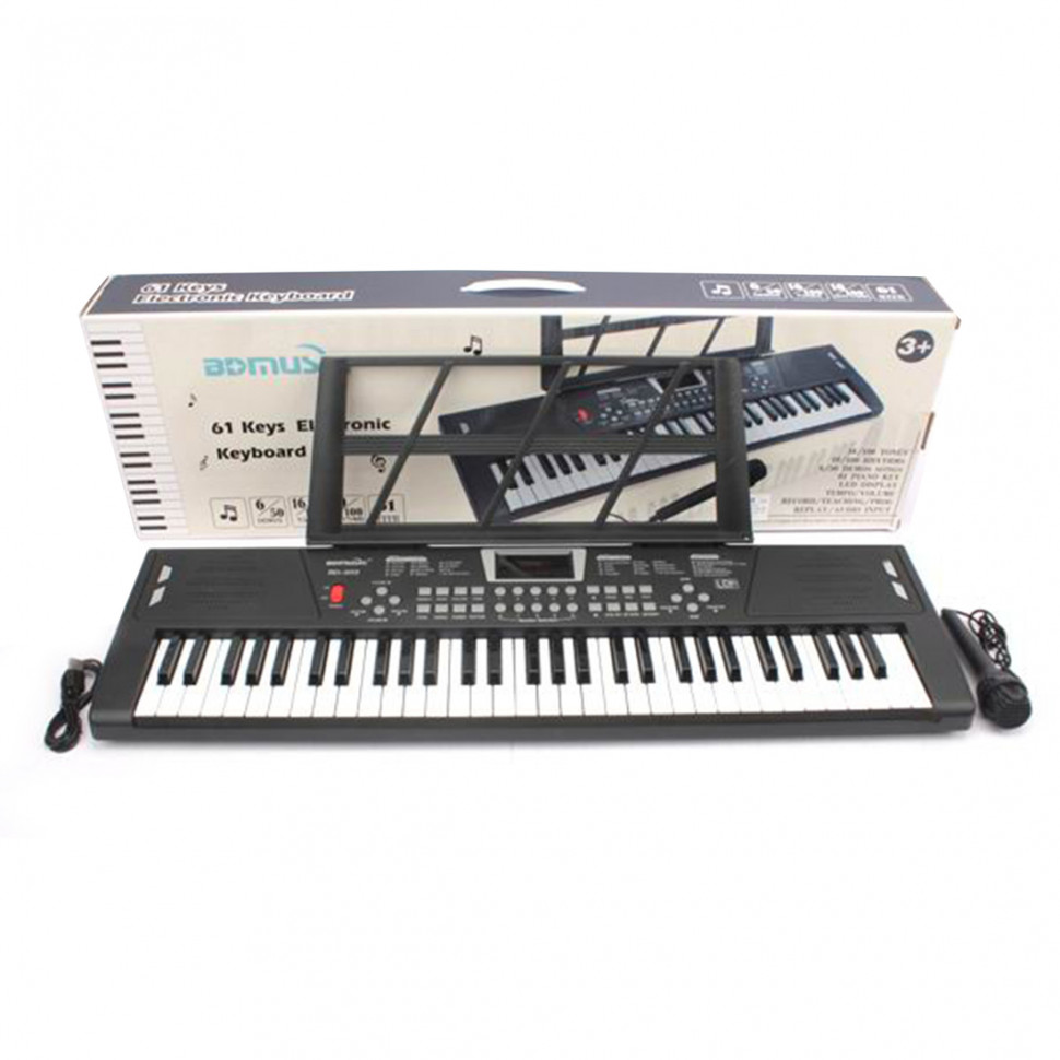 Синтезатор Наша игрушка 61 клавиша BD-602D