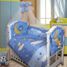 Комплект для детской кроватки Ежик Топа-Топ Золотой гусь 8 предметов