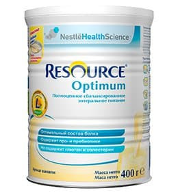 Продукт молочный Nestle Resource Optimum 400 г с 7 лет