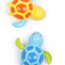 Bath Toy Happy Baby Swimming Turtles 12+ Blue and Yellow