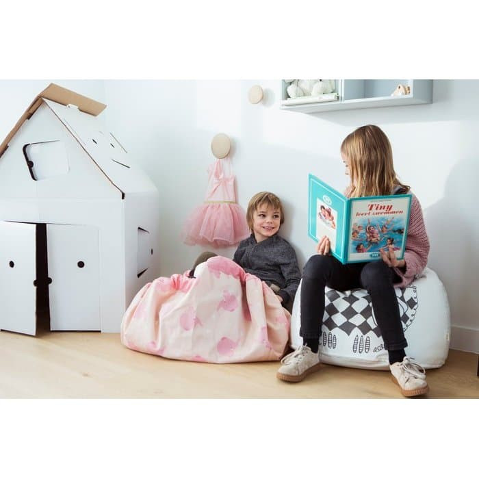 Мешок для хранения игрушек и игровой коврик Play&Go Designer Розовый слон от ALLC 79974