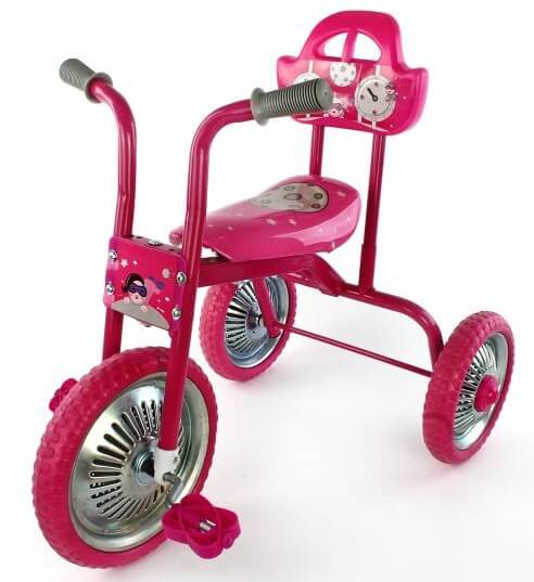 Велосипед трехколесный Moby Kids Лунатики розовый