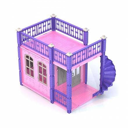 Dollhouse Castle Nordplast Princess 1st floor pink
