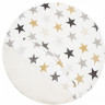 Комплект круглых простыней AmaroBaby Звезды пэчворк на резинке бязь 75 см х 75 см 12 см 2 шт