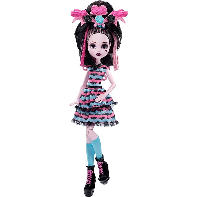 Кукла Mattel Monster High Дракулаура Стильные прически DVH36