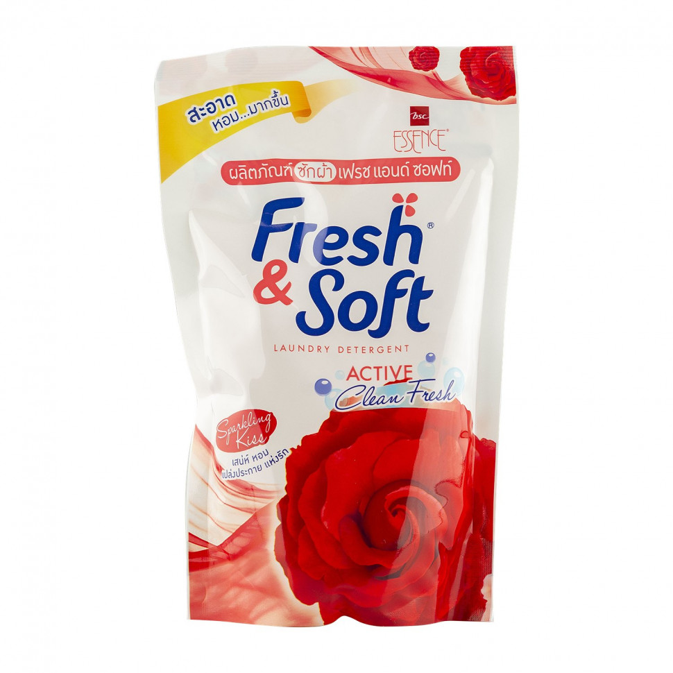 Гель для стирки LION Fresh&Soft всех типов тканей концентрированный Искристый Поцелуй 400 мл