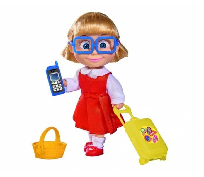 Кукла Simba Даша с чемоданчиком корзинкой и телефоном 9301013
