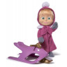 Кукла Simba Маша в зимней одежде со снегокатом 9301681