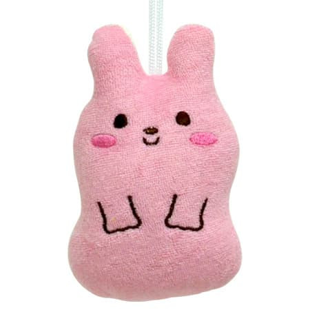 Детская массажная мочалка-спонж KOKUBO Furocco Kids Розовый Кролик