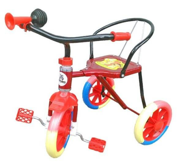 Велосипед трехколесный Moby Kids Ёжик 9/8 с клаксоном