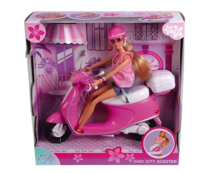 Кукла Simba Штеффи на скутере