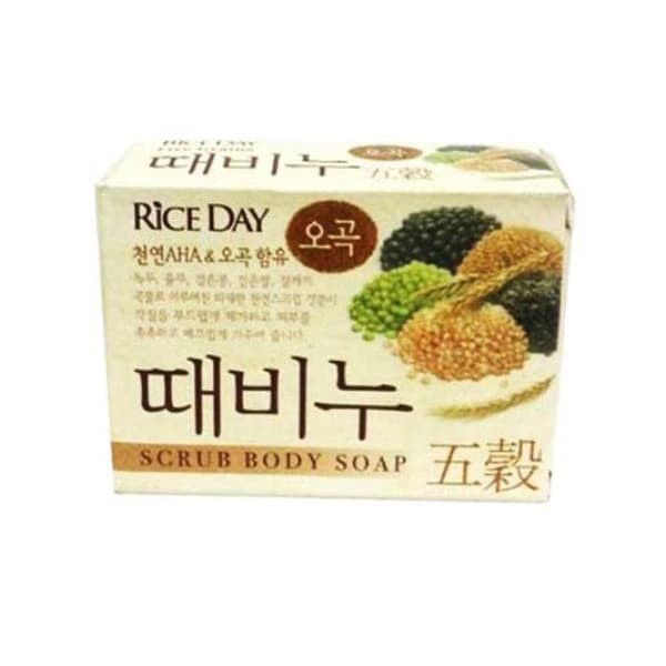 Скраб-мыло CJ Lion Rice Day с экстрактом пяти злаков 100 гр