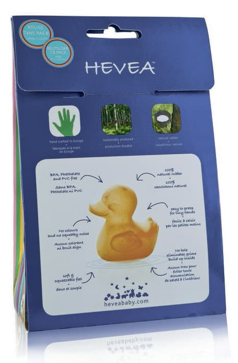 Набор игрушек для ванной HEVEA Pond из 100% натурального (природного) каучука