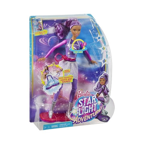 Кукла с ховербордом из серии Barbie и космическое приключение Barbie DLT23