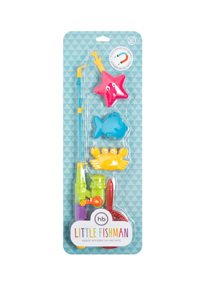 Набор игрушек для ванной Happy Baby от 12 мес LITTLE FISHMAN