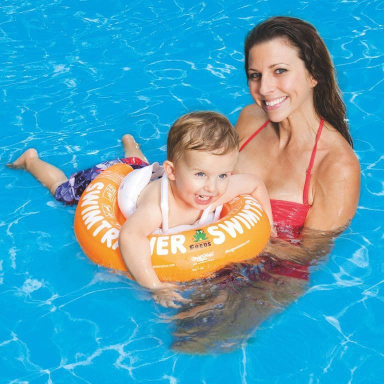 Надувной круг Swimtrainer Classic оранжевый научит плавать ребенка с 2 до 6 лет 10220