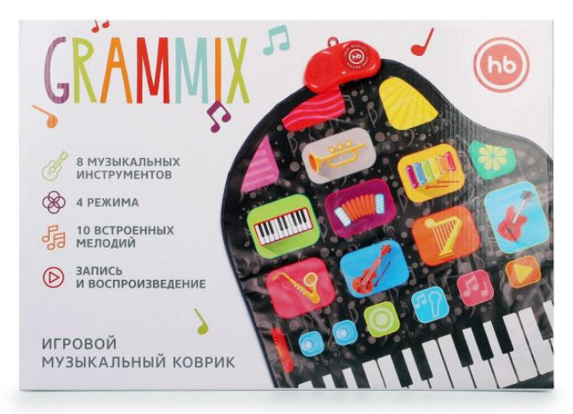 happy baby play mat musical grammix 3+
