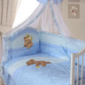 купить Комплект для детской кроватки Мишка-Царь Золотой гусь 8 предметов