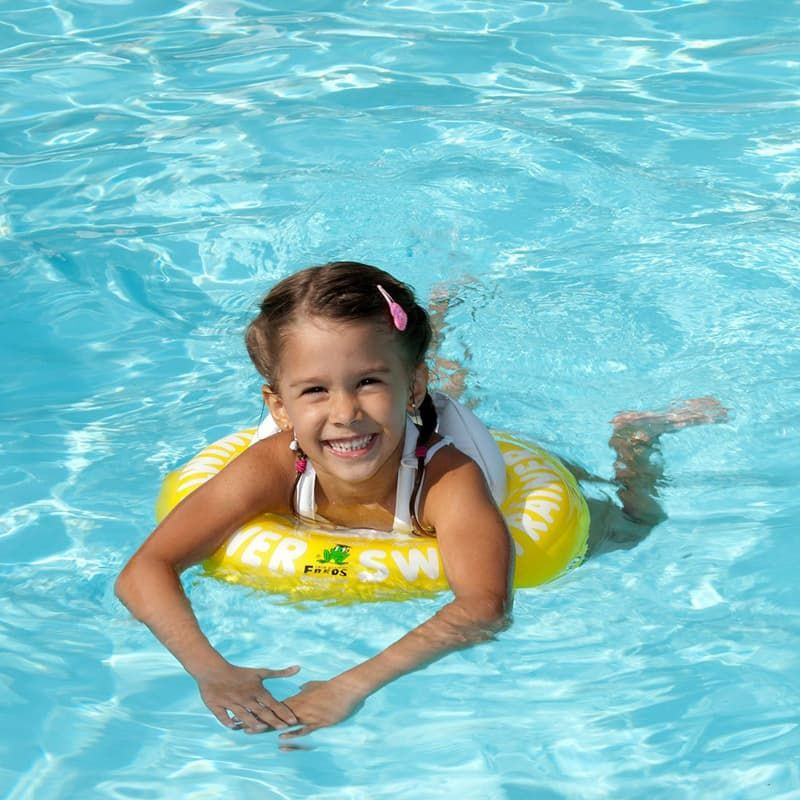 Надувной круг Swimtrainer Classic желтый научит плавать ребенка с 4 до 8 лет 10330