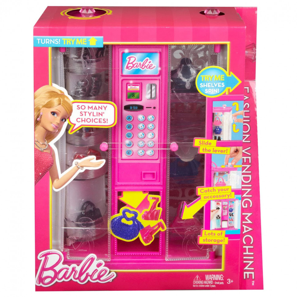 Набор Barbie Автомат с аксессуарами Серия Игра с модой MATTEL BGW09 