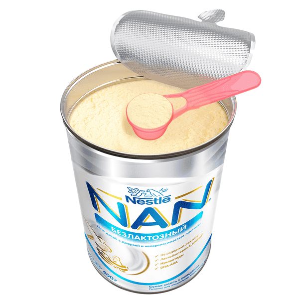 Молочная смесь Nestle NAN Безлактозный с рождения 400 гр