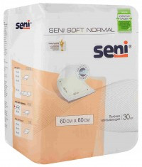 Пеленки впитывающие Seni Soft Normal 60 см x 60 см 30 шт