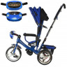 Велосипед трехколесный Moby Kids Comfort светомузыкальная панель 12/10" синий