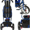 Велосипед трехколесный Moby Kids Comfort светомузыкальная панель 12/10" синий