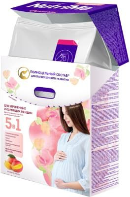 Молочный напиток для беременных женщин и кормящих матерей NutriMa Фемилак со вкусом манго 350 г