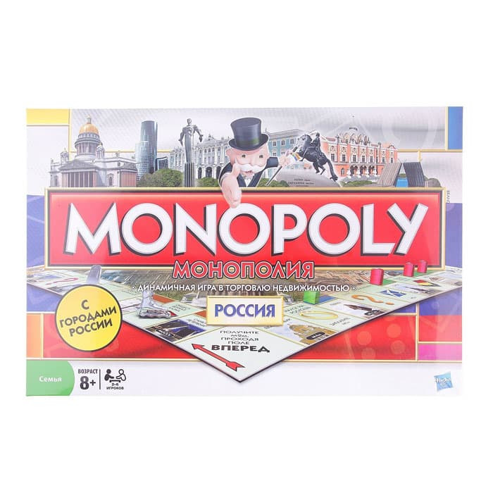 Настольная игра Hasbro Monopoly Монополия Россия 01610121