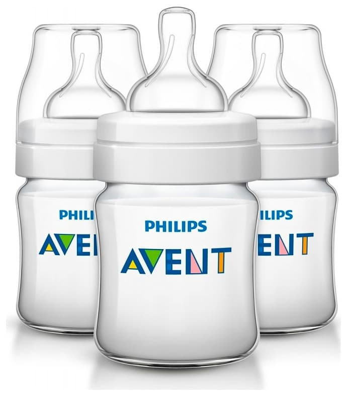 Бутылочка  Philips Avent Classic+ для кормления 125 мл 3 шт от 0 мес SCF560/37