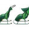 Санки-коляска Nika Тимка 2 Комфорт зеленый