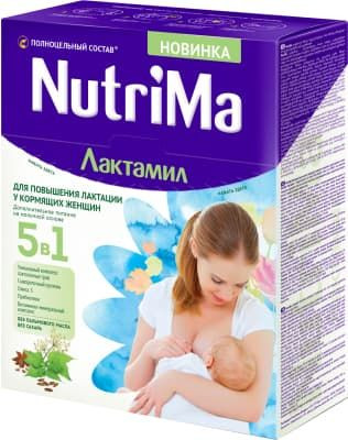 Молочный напиток для кормящих мам NutriMa Лактамил 350 г