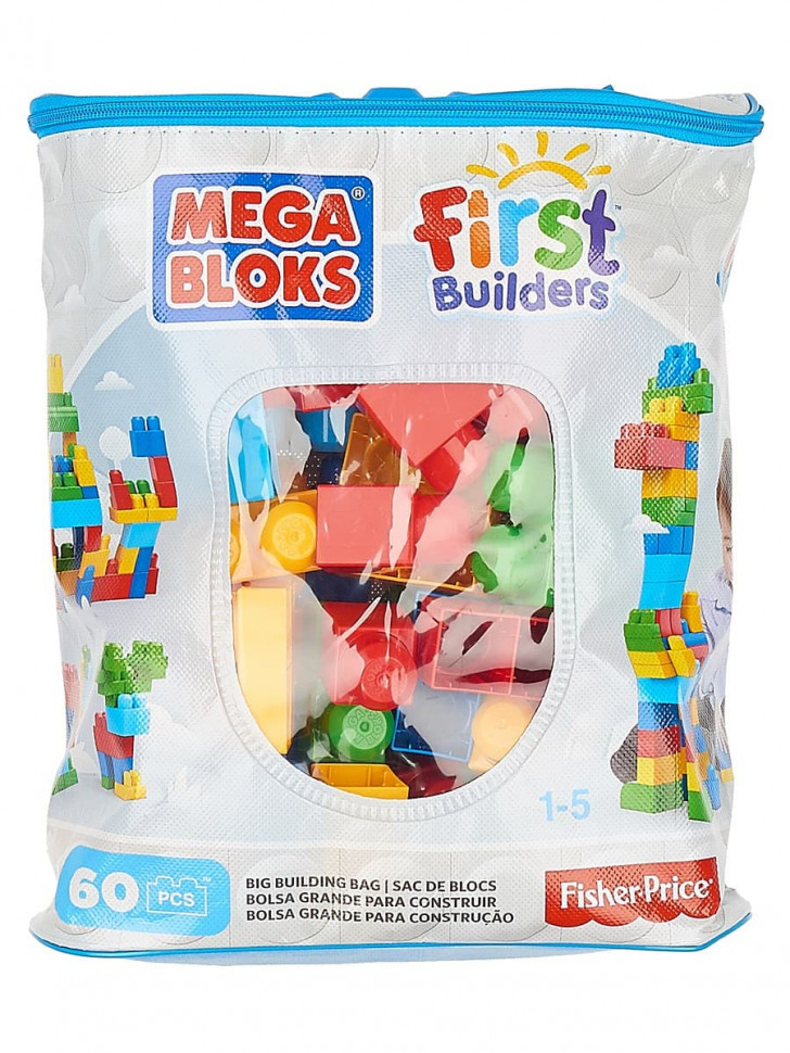 Конструктор First Builders 60 деталей в ассортименте Mega Bloks CYP67