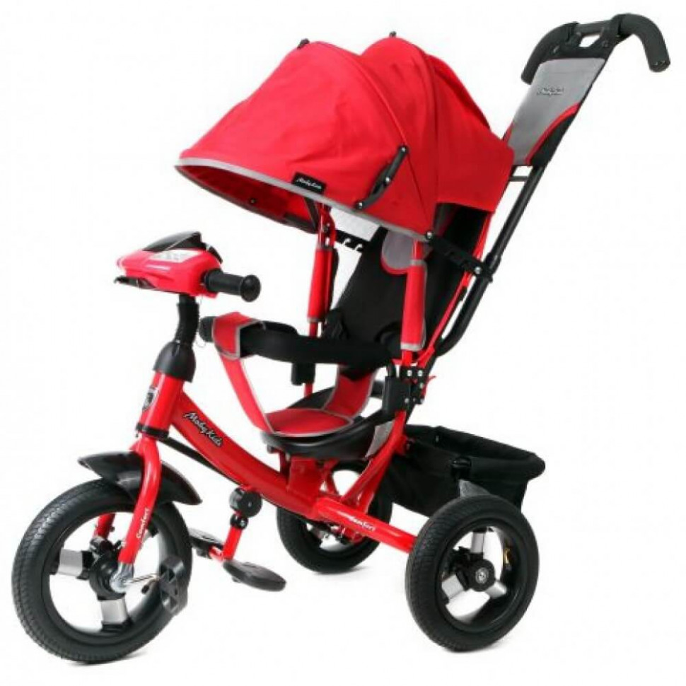 Велосипед трехколесный Moby Kids Comfort 12x10 AIR Car 1 красный