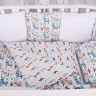 Комплект в кроватку AmaroBaby Premium Ламы 18 предметов розовый