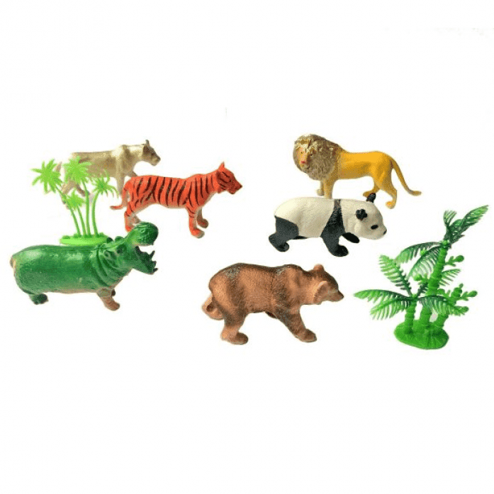 Набор Наша игрушка диких животных 9 см 6 шт