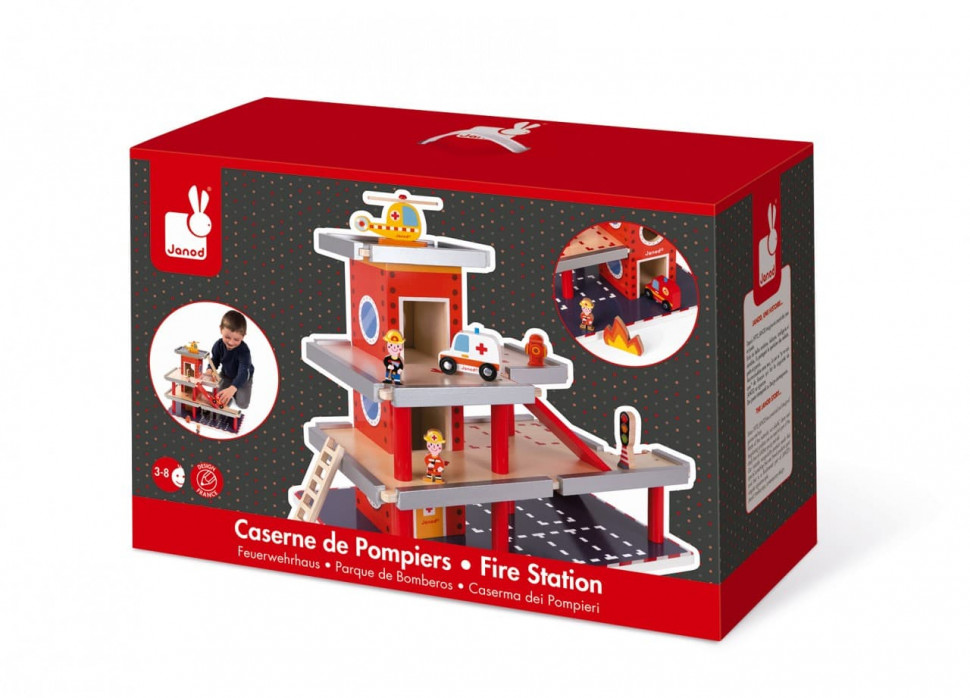 Игровой набор JANOD J05717 Пожарная станция