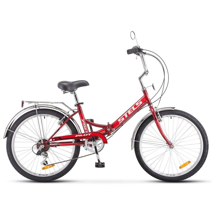 Велосипед складной Stels Pilot 24" 750 LU085351 красный