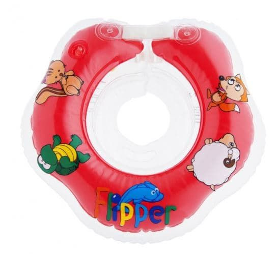 Надувной круг на шею ROXY-KIDS Flipper FL001-R красный