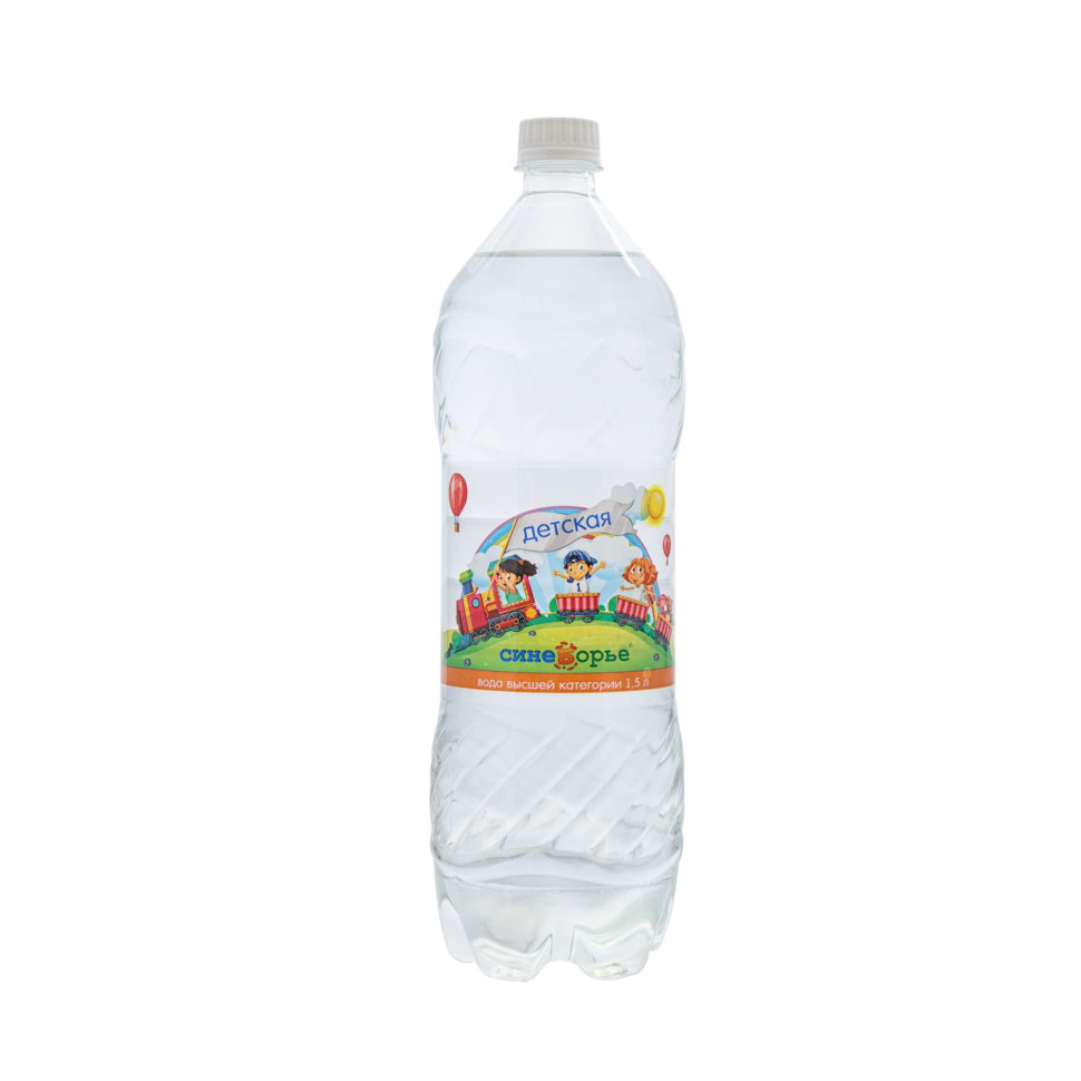 Вода питьевая артезианская для детского питания СИНЕБОРЬЕ высшей категории 1,5 л