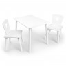 Комплект стол 2 стула Rolti Baby Звезда детский белый/белый